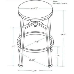 Lewiston Adjustable Swivel Barstool - Threshold™ -Threshold Furniture Outlet GUEST 08a4a797 b4f3 4d78 98f5 a28987c45647