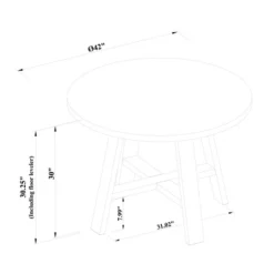 42" Linden Round Wood Dining Table - Threshold™ Designed With Studio McGee -Threshold Furniture Outlet GUEST 0c000735 3d37 445d 864f 66166a58d562