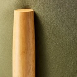 Elroy Round Velvet Ottoman With Wooden Legs - Threshold™ Designed With Studio McGee -Threshold Furniture Outlet GUEST 0c10790d 3f12 4d9b af1e d54e5daeee5e