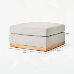 Woodland Hills Modular Sectional Ottoman Light Gray - Threshold™ Designed With Studio McGee 13 Woodland Hills Modular Sectional Ottoman Light Gray - Threshold™ Designed With Studio McGee -Threshold Furniture Outlet GUEST 0ed068aa 7686 4196 a244 18c08b84b454