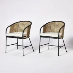 2pc Westcliff Seagrass Dining Chairs - Threshold™ Designed With Studio McGee -Threshold Furniture Outlet GUEST 1a2c5a36 ead8 4159 ba47 2d514011b1c4