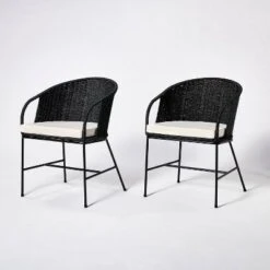 2pc Westcliff Seagrass Dining Chairs - Threshold™ Designed With Studio McGee -Threshold Furniture Outlet GUEST 1ef013bb 4ce3 40b0 b848 cfeb6771829e