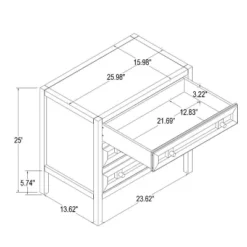 Springville 3 Drawer Nightstand White - Threshold™ Designed With Studio McGee -Threshold Furniture Outlet GUEST 1f01fd2b a8bf 4ec8 a99b d1d0f20bd4fd