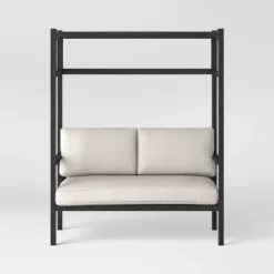 Ryegate 2pc 4' Mini Patio Daybed With Ottoman Weathered Teak - Threshold™ 10 Ryegate 2pc 4' Mini Patio Daybed With Ottoman Weathered Teak - Threshold™ -Threshold Furniture Outlet GUEST 21a748c0 b63f 40d1 bcbd 1159f522c39f