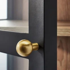 60" Crystal Cove Glass Cabinet Black - Threshold™ Designed With Studio McGee -Threshold Furniture Outlet GUEST 26fa73ea e496 41cb a096 0f669cdcbb99