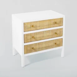 Springville 3 Drawer Nightstand White - Threshold™ Designed With Studio McGee -Threshold Furniture Outlet GUEST 2aec47cc d72c 4c7b bf64 e9ab76b448eb