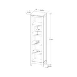 72" Carson Narrow Bookcase - Threshold 14 72" Carson Narrow Bookcase - Threshold -Threshold Furniture Outlet GUEST 2f5b1add e3dc 46cd a227 07b43a380bc4