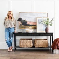 East Bluff Woven Drawer Console Table - Threshold™ Designed With Studio McGee -Threshold Furniture Outlet GUEST 3fbfc6cc 1762 479f 85f6 5816e3ff493f