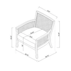 Laconia Caned Accent Chair Beige - Threshold™ -Threshold Furniture Outlet GUEST 42d58842 be56 4bf4 b041 79bd4ed50b40