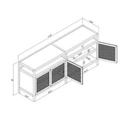 Springville Caned Door TV Stand - Threshold™ Designed With Studio McGee 13 Springville Caned Door TV Stand - Threshold™ Designed With Studio McGee -Threshold Furniture Outlet GUEST 4767db1b 9dbf 4d97 9af5 725f225f4811