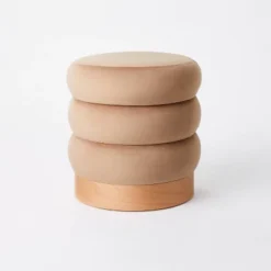 Clarkdale Channel Tufted Ottoman With Wood Base - Threshold™ Designed With Studio McGee -Threshold Furniture Outlet GUEST 49c40f06 ce24 490b b665 fce10ad00f8a