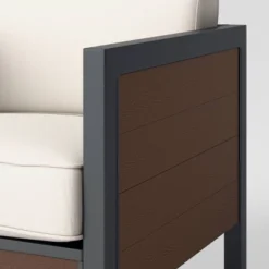 Bryant 2pk Faux Wood Patio Club Chairs - Gray/Natural - Threshold™ 7 Bryant 2pk Faux Wood Patio Club Chairs - Gray/Natural - Threshold™ -Threshold Furniture Outlet GUEST 4b3dd7d8 f559 42f6 8734 a91082fd3e71