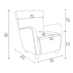 Kessler Wingback Faux Sherling Accent Chair Cream - Threshold™ Designed With Studio McGee 12 Kessler Wingback Faux Sherling Accent Chair Cream - Threshold™ Designed With Studio McGee -Threshold Furniture Outlet GUEST 4c51f9cd e87e 4874 8672 f098ed2266be