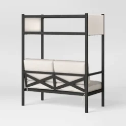 Ryegate 2pc 4' Mini Patio Daybed With Ottoman Weathered Teak - Threshold™ 11 Ryegate 2pc 4' Mini Patio Daybed With Ottoman Weathered Teak - Threshold™ -Threshold Furniture Outlet GUEST 52a56e94 f01a 4e67 98c5 74cb41f35e91