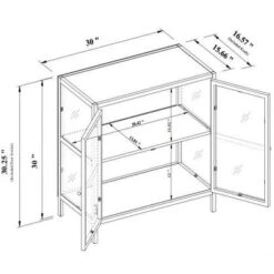 30" Crystal Cove Glass Cabinet Black - Threshold™ Designed With Studio McGee 11 30" Crystal Cove Glass Cabinet Black - Threshold™ Designed With Studio McGee -Threshold Furniture Outlet GUEST 5b71f51a 7630 42b5 9e09 477102ac59f6