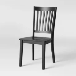 2pk Holden Slat Back Dining Chair Black - Threshold™ -Threshold Furniture Outlet GUEST 5c33c1cf e8f4 40f2 8880 34c871685475
