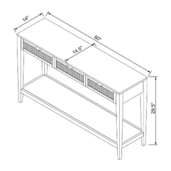East Bluff Woven Drawer Console Table - Threshold™ Designed With Studio McGee -Threshold Furniture Outlet GUEST 5fadeab1 5821 409f b35b 9dc3416e6dfc
