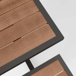 Bryant Faux Wood Rectangle Patio Picnic Table - Gray/Natural Wood - Threshold™ 5 Bryant Faux Wood Rectangle Patio Picnic Table - Gray/Natural Wood - Threshold™ -Threshold Furniture Outlet GUEST 61163d69 eb47 45b7 8fe5 b465c4217b59