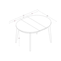 Astrid Mid-Century Round Extendable Dining Table - Threshold™ 13 Astrid Mid-Century Round Extendable Dining Table - Threshold™ -Threshold Furniture Outlet GUEST 67363663 bc12 48bd adb2 c9a5c8b71510