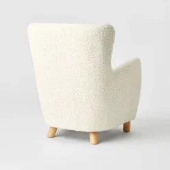 Kessler Wingback Faux Sherling Accent Chair Cream - Threshold™ Designed With Studio McGee 9 Kessler Wingback Faux Sherling Accent Chair Cream - Threshold™ Designed With Studio McGee -Threshold Furniture Outlet GUEST 68e4f7d2 06d7 4346 a79c 29467f3335bf
