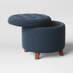 Tufted Round Storage Ottoman - Threshold™ -Threshold Furniture Outlet GUEST 6af4d5ac 1729 492b 9ab7 ed7a4a926334