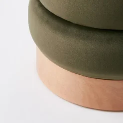 Clarkdale Channel Tufted Ottoman With Wood Base - Threshold™ Designed With Studio McGee -Threshold Furniture Outlet GUEST 6b0f47ba dc03 48cc 8a01 bbb99d46752f