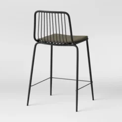 Set Of 2 Sodra Rounded Seat Wire Counter Height Barstool Black - Threshold™ -Threshold Furniture Outlet GUEST 6b7f294e b01b 43f7 ab3c d0ae1779d18d