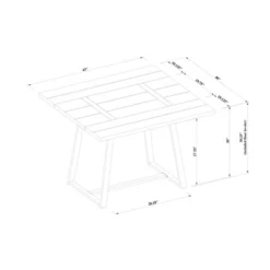 Brimfield Metal Base Extendable Dining Table Brown - Threshold™ -Threshold Furniture Outlet GUEST 6cc89fd1 cd13 4a73 b61a b2b76aaf7bc1