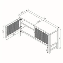 Palmdale Woven Door Console - Threshold™ Designed With Studio McGee -Threshold Furniture Outlet GUEST 6d225f38 58c8 4d6f a350 e4de6fff4cf2