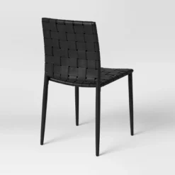 Wellfleet Woven Leather Metal Base Dining Chair - Threshold™ 10 Wellfleet Woven Leather Metal Base Dining Chair - Threshold™ -Threshold Furniture Outlet GUEST 6d59ee03 4e98 40d3 8283 9f9d59e1aec5