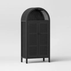 Woven Arched Wood Cabinet - Threshold™ -Threshold Furniture Outlet GUEST 71d7b8e7 0b8a 4c88 af3c ece9ad48100b