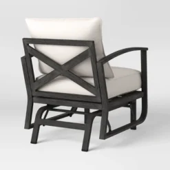 2pc Ryegate Glider Outdoor Patio Chairs, Club Chairs Gray - Threshold™ -Threshold Furniture Outlet GUEST 73731d60 a0d4 466c bc64 d09859cffa2b