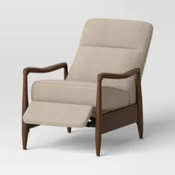 Dusk Mid-Century Wooden Arm Recliner - Threshold™ -Threshold Furniture Outlet GUEST 77d0e33b 06b5 4aff a2fe b5d92c33f561
