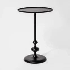 Londonberry Turned Metal Accent Table Black - Threshold™ -Threshold Furniture Outlet GUEST 78009dd0 dddf 4ac6 a4fc d2665f9d9972