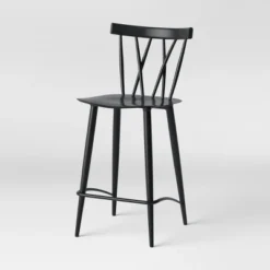Set Of 2 Becket Metal X Back Counter Height Barstool Black - Threshold™ -Threshold Furniture Outlet GUEST 7ab60607 4e5e 4b03 a2af 7cf9061779fb