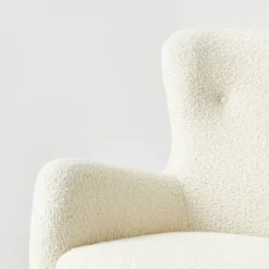 Kessler Wingback Faux Sherling Accent Chair Cream - Threshold™ Designed With Studio McGee 10 Kessler Wingback Faux Sherling Accent Chair Cream - Threshold™ Designed With Studio McGee -Threshold Furniture Outlet GUEST 7afd3ca0 bd77 4f56 b8a2 52a4372c3939