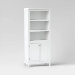 72" Carson 5 Shelf Bookcase With Doors - Threshold™ -Threshold Furniture Outlet GUEST 7d13a320 a881 4623 87ab 176b8890729a