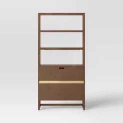 70.5" Warwick Storage Bookcase Brown - Threshold™ 5 70.5" Warwick Storage Bookcase Brown - Threshold™ -Threshold Furniture Outlet GUEST 85980270 0fc8 4a5b ba6e e66fa9ae95c9