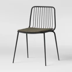 Set Of 2 Sodra Rounded Seat Wire Dining Chair Black - Threshold™ -Threshold Furniture Outlet GUEST 8effce97 e2dc 4fb7 9099 59ec57f76588