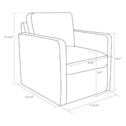 Pinetops Swivel Base Accent Chair - Threshold™ -Threshold Furniture Outlet GUEST 9122e1e1 4b4a 4722 a4d8 a5610912f064