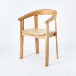 Terra Solid Wood Curved Back Dining Chair - Threshold™ Designed With Studio McGee -Threshold Furniture Outlet GUEST 9247e68d 2d42 4de0 acf8 805ddf967c24