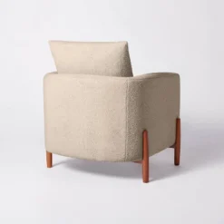 Elroy Faux Shearling Accent Chair With Wood Legs - Threshold™ Designed With Studio McGee 14 Elroy Faux Shearling Accent Chair With Wood Legs - Threshold™ Designed With Studio McGee -Threshold Furniture Outlet GUEST 9253b8cf 4e11 4a1b aeb0 11fec1e0f29d