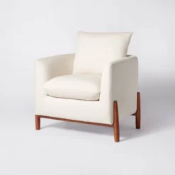 Elroy Faux Shearling Accent Chair With Wood Legs - Threshold™ Designed With Studio McGee 20 Elroy Faux Shearling Accent Chair With Wood Legs - Threshold™ Designed With Studio McGee -Threshold Furniture Outlet GUEST 92cdde9c f944 4b57 a938 462963d536a2