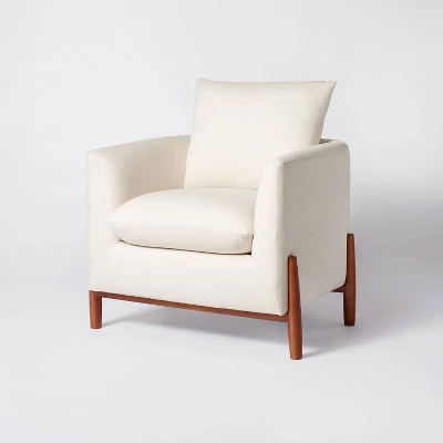 Elroy Faux Shearling Accent Chair With Wood Legs - Threshold™ Designed With Studio McGee 9 Elroy Faux Shearling Accent Chair With Wood Legs - Threshold™ Designed With Studio McGee - Image 9