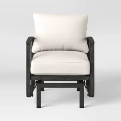 2pc Ryegate Glider Outdoor Patio Chairs, Club Chairs Gray - Threshold™ -Threshold Furniture Outlet GUEST 95adfbed e2ab 4d46 9ae5 3cd9a646ab48