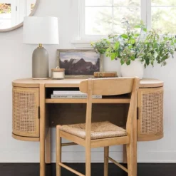 Logan Wood Dining Chair With Woven Seat - Threshold™ Designed With Studio McGee -Threshold Furniture Outlet GUEST 9976a675 ca2f 41a0 a6ef 4a5d3b594485