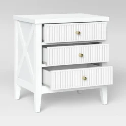 Wrentham Beadboard Farmhouse 3 Drawer Nightstand White - Threshold™ -Threshold Furniture Outlet GUEST 9ed7fc48 a90d 4ecd 8fe5 c020545e0a69