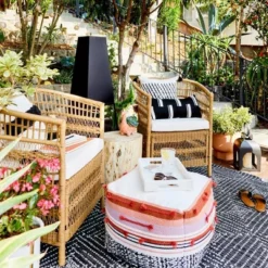 Mulberry 3pc Patio Chat Set - Natural - Threshold™ -Threshold Furniture Outlet GUEST a2e21cfb 9a8a 4a42 ade9 0f769912e1b7