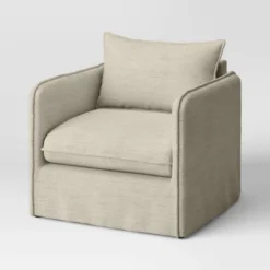 Berea Slouchy Lounge Chair With French Seams - Threshold™ -Threshold Furniture Outlet GUEST a4884ee6 2324 405e 8c31 e0ba9c27ed26