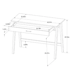 Paulo Wood Writing Desk With Drawer - Threshold™ -Threshold Furniture Outlet GUEST aa67f76e 579f 471c 9f59 5e52d395965b